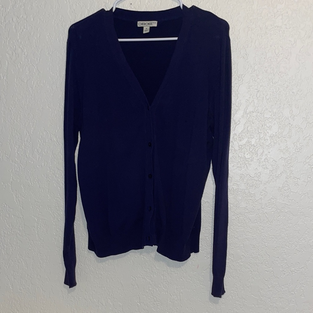 Cherokee Navy Blue Women's Cardigan